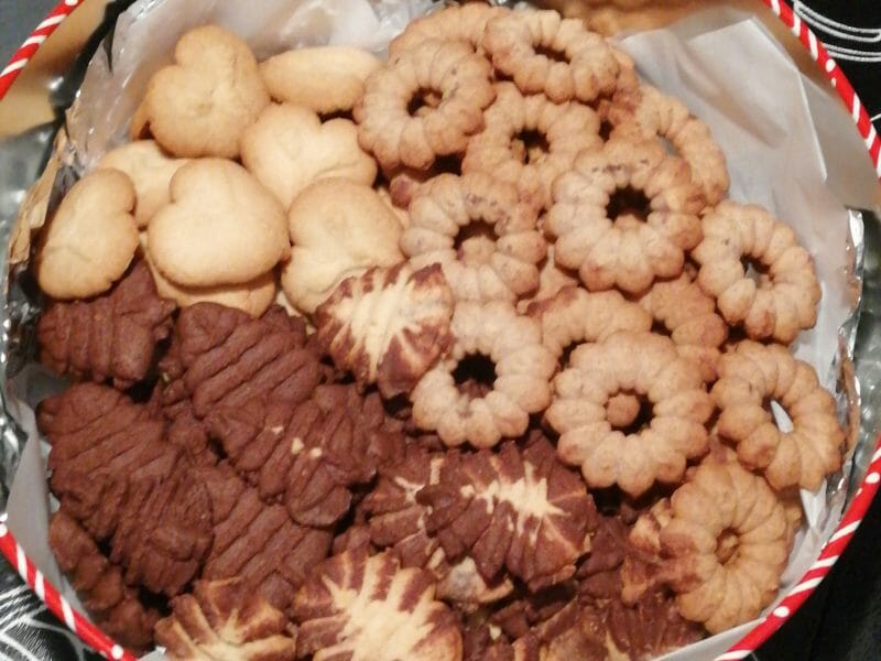 Cliquez pour zoomer ! Sablés à la presse à biscuits Thermomix par Laurie