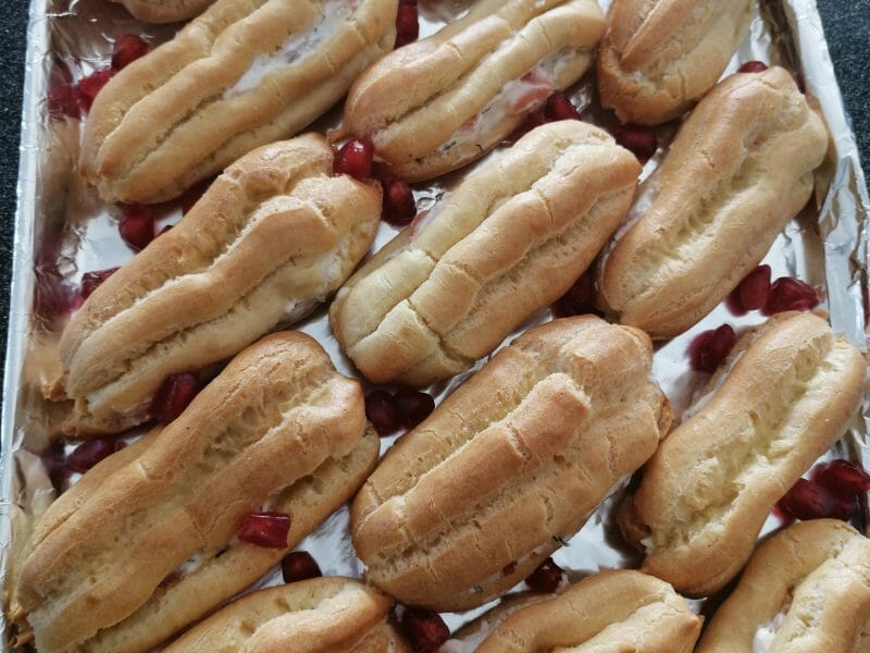 Cliquez pour zoomer ! Mini éclairs au saumon fumé Thermomix par Laurie