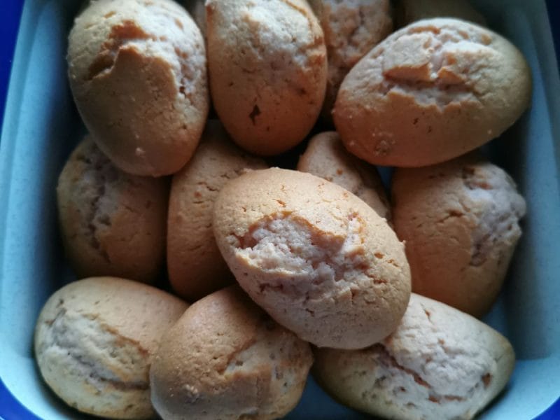 Cliquez pour zoomer ! Madeleines aux biscuits roses de Reims Thermomix par Sabine