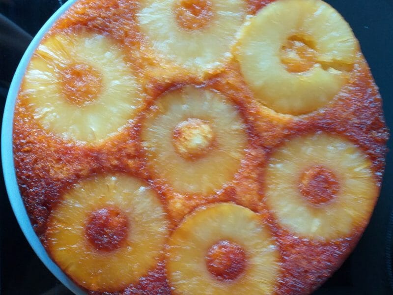 Cliquez pour zoomer ! Gâteau renversé à l’ananas Thermomix par Muriel