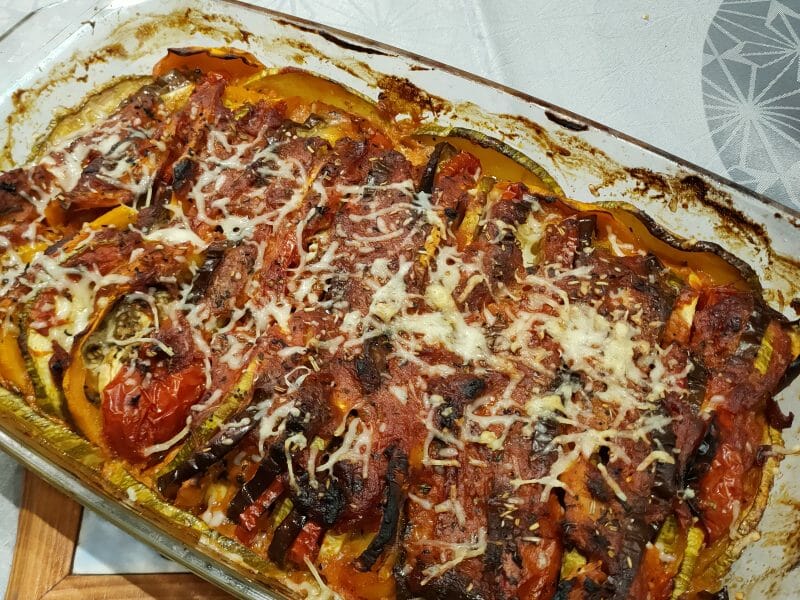 Cliquez pour zoomer ! Tian de légumes et mozarella Thermomix par svfv