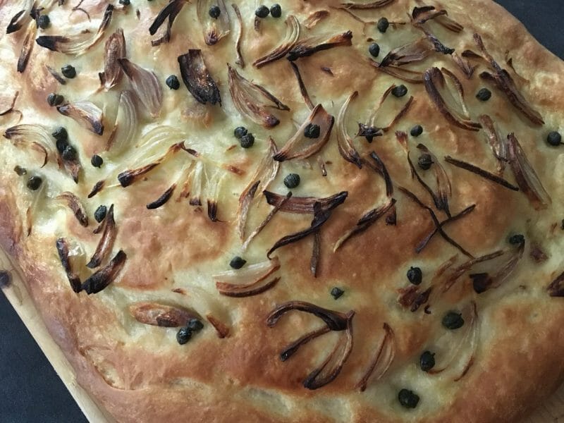 Cliquez pour zoomer ! Focaccia aux oignons Thermomix par gloufy