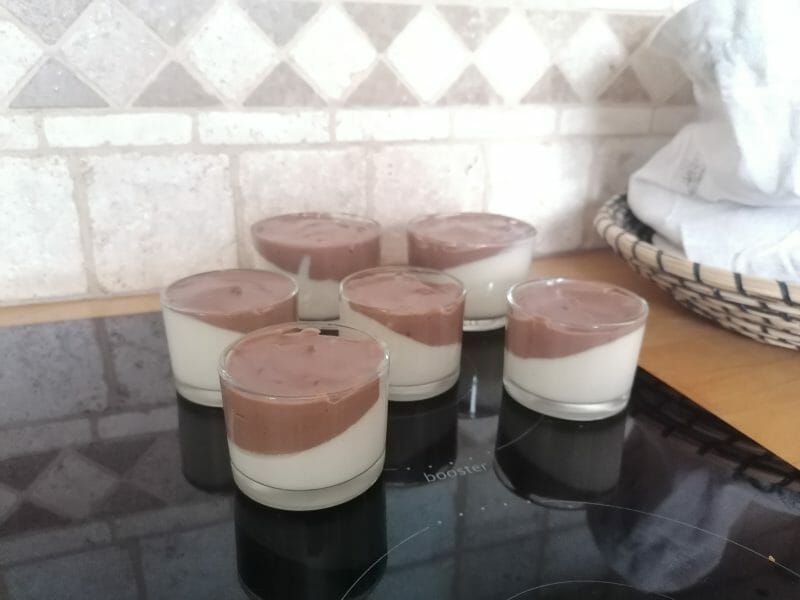 Cliquez pour zoomer ! Crème dessert au deux saveurs Thermomix par cynthia_64