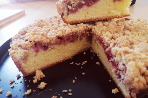 Cliquez pour zoomer ! Crumb cake framboises Thermomix par cynthia_64