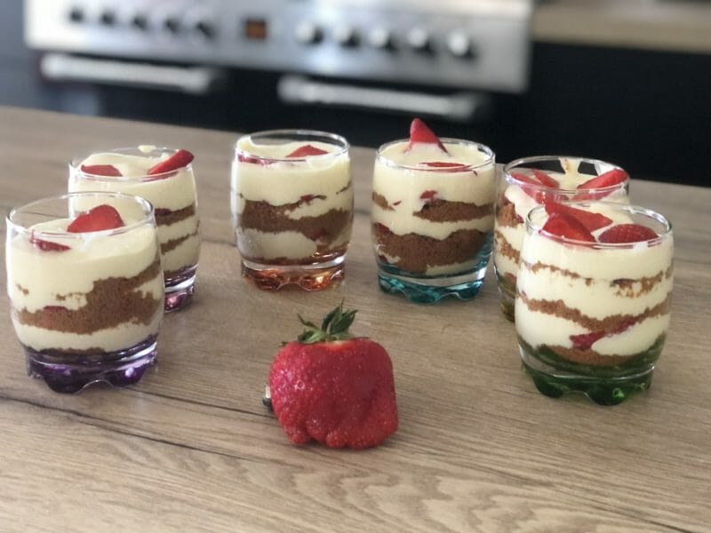 Cliquez pour zoomer ! Tiramisu aux framboises et spéculoos Thermomix par angelbilly