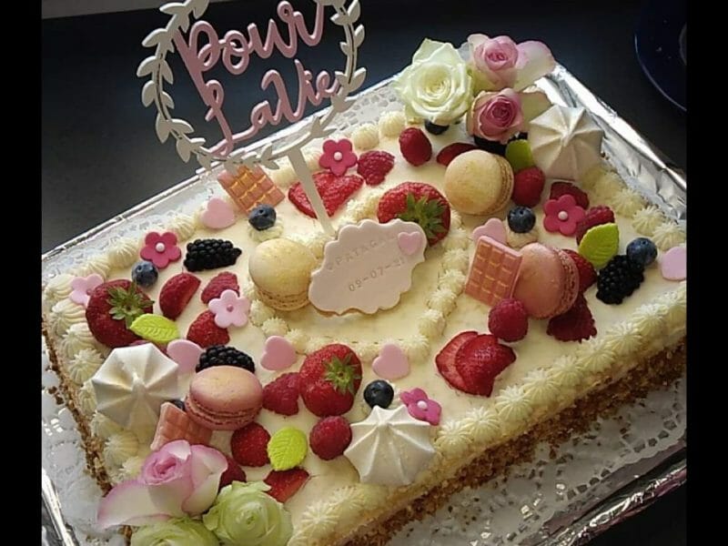 Cliquez pour zoomer ! Fraisier Thermomix par Crissou26