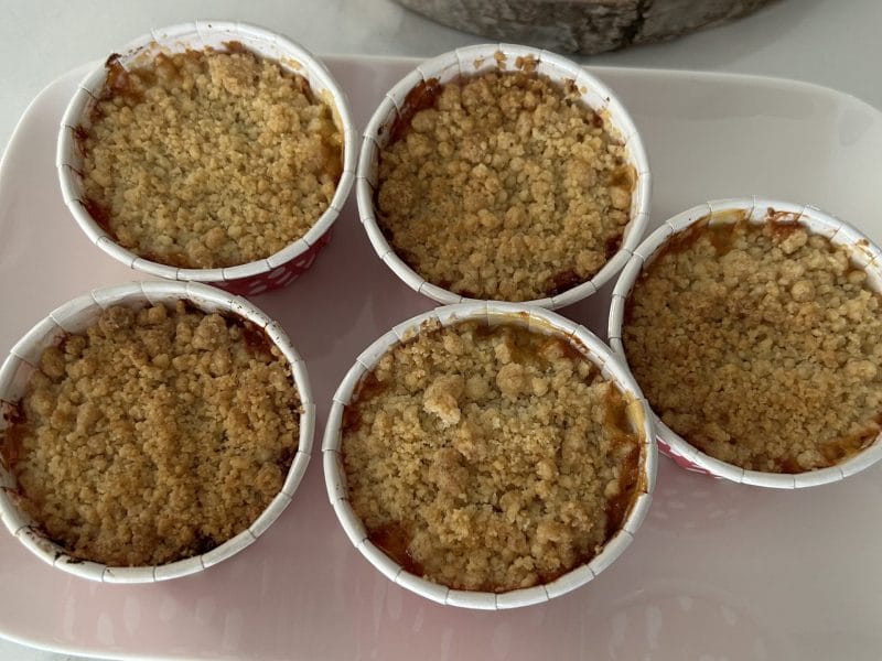 Cliquez pour zoomer ! Crumble aux Pommes Thermomix par Crissou26