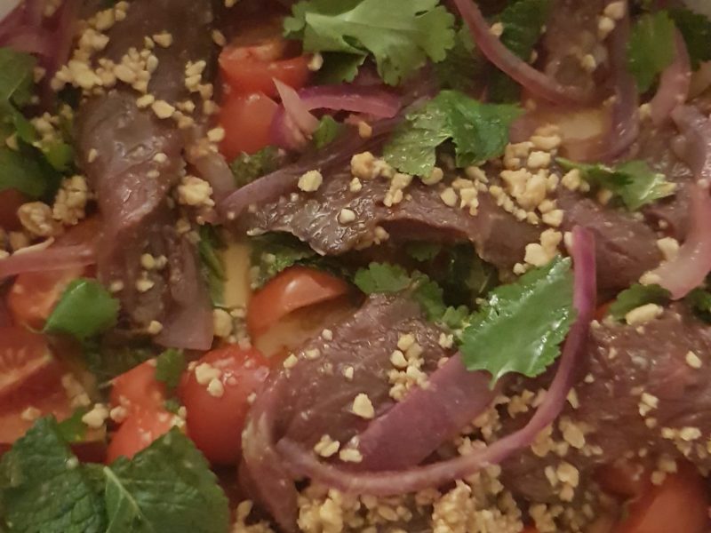 Cliquez pour zoomer ! Salade thaï au boeuf Thermomix par Anouschka