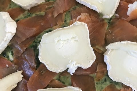 Cliquez pour zoomer ! Tarte épinards, saumon et chèvre Thermomix par mllamoclau se met à la cuisine