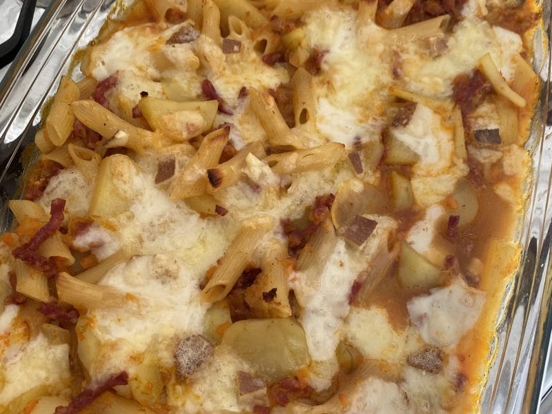 Cliquez pour zoomer ! Gratin de pâtes alpin Thermomix par caro85270