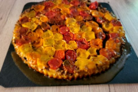 Cliquez pour zoomer ! Tatin de tomates cerises à la tapenade Thermomix par mzelletartine