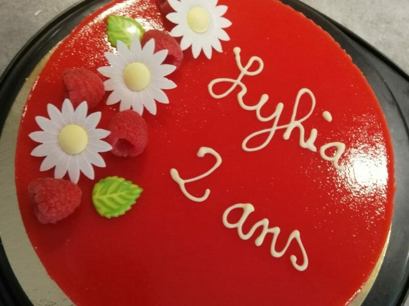 Cliquez pour zoomer ! Bavarois aux framboises Thermomix par angel20