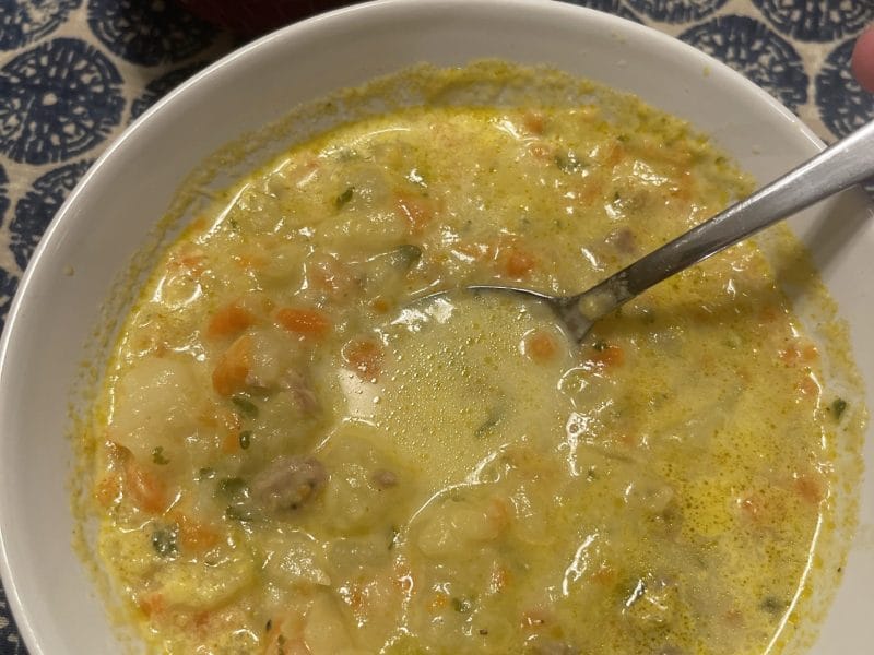 Cliquez pour zoomer ! Soupe rustique de pommes de terre Thermomix par sonrisa2020