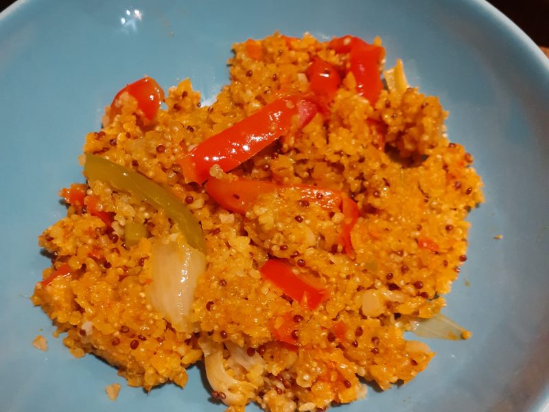 Cliquez pour zoomer ! Quinoa sauce basquaise Thermomix par jujuka