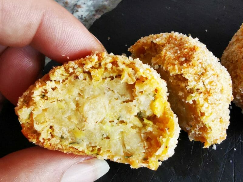 Cliquez pour zoomer ! Boulettes pois chiches et courgettes Thermomix par stefs80