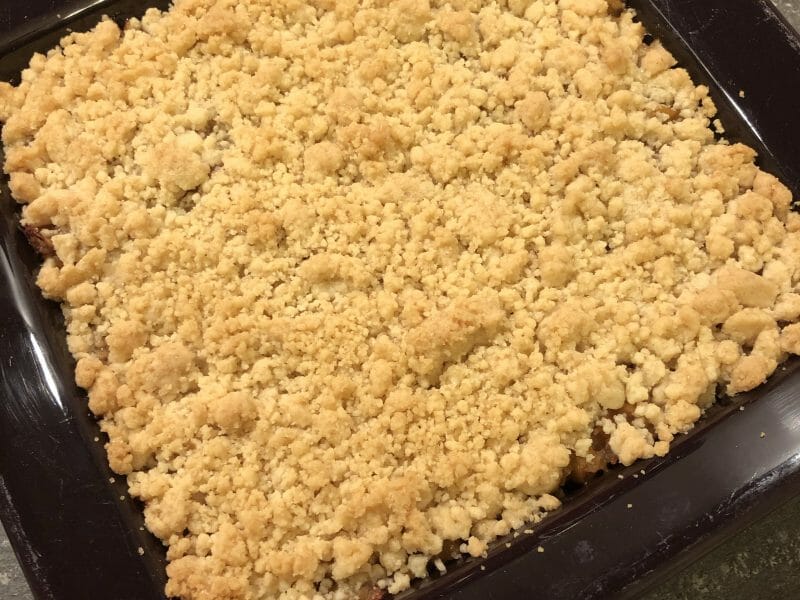 Cliquez pour zoomer ! Crumble au kaki Thermomix par cecile51150
