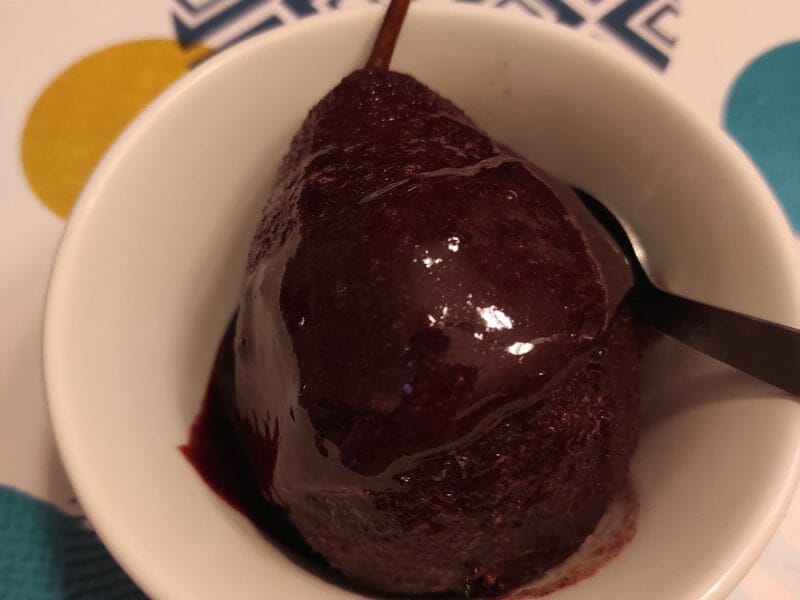 Cliquez pour zoomer ! Poires au vin rouge Thermomix par Aidy