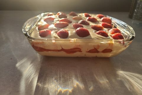 Cliquez pour zoomer ! Tiramisu aux framboises Thermomix par Fandada