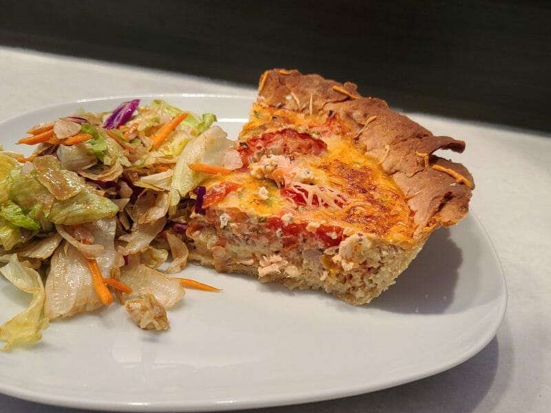 Cliquez pour zoomer ! Tarte au thon, tomate et moutarde Thermomix par Fandada