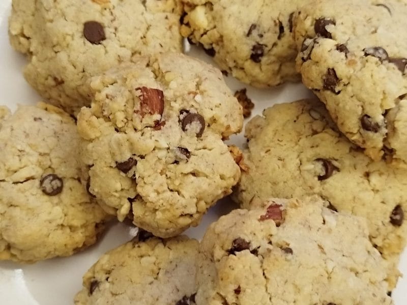 Cliquez pour zoomer ! Cookies amandes et noix Thermomix par veronique_119
