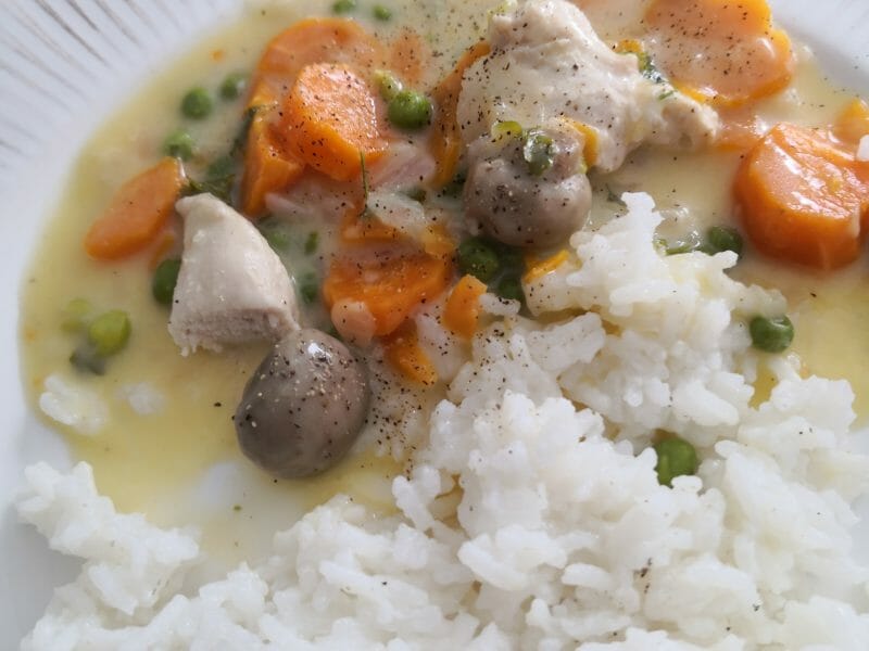 Cliquez pour zoomer ! Blanquette de poulet Thermomix par julietal