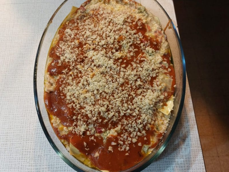 Cliquez pour zoomer ! Lasagnes au poulet et poivrons Thermomix par sandrine_354