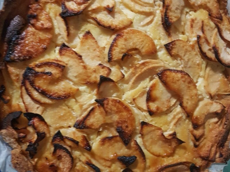 Cliquez pour zoomer ! Tarte normande aux pommes Thermomix par sandrine_354