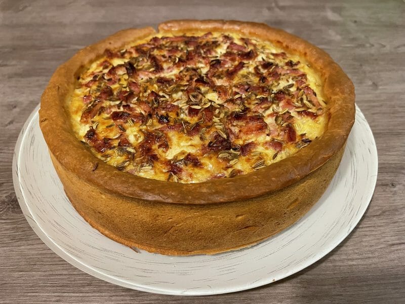 Cliquez pour zoomer ! Zwiebelkuchen – gâteau aux oignons Thermomix par ginivir01