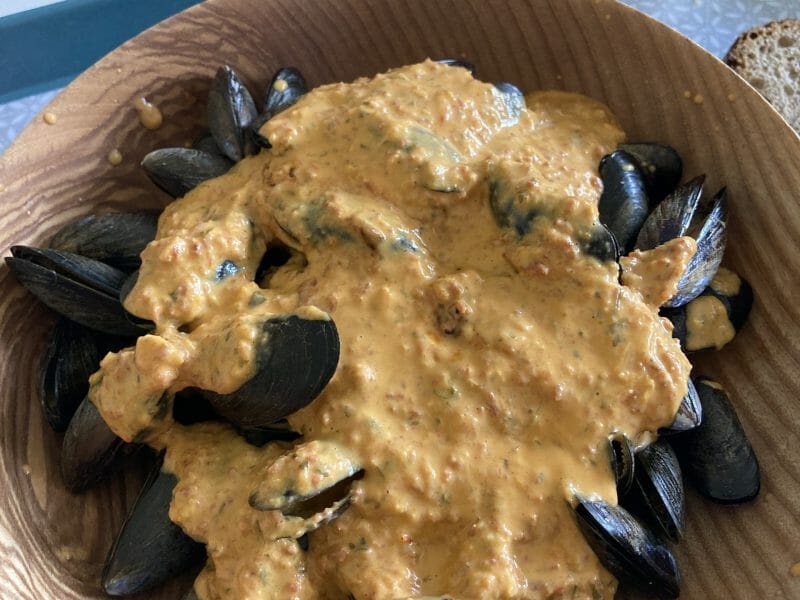 Cliquez pour zoomer ! Moules sauce chorizo Thermomix par marie1617
