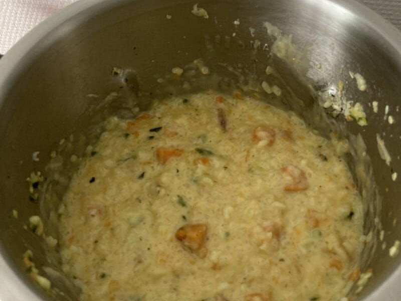 Cliquez pour zoomer ! Risotto champignons et courgettes Thermomix par marie1617