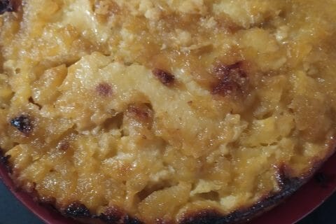 Cliquez pour zoomer ! Flognarde aux pommes (clafoutis aux pommes) Thermomix par titia66600_