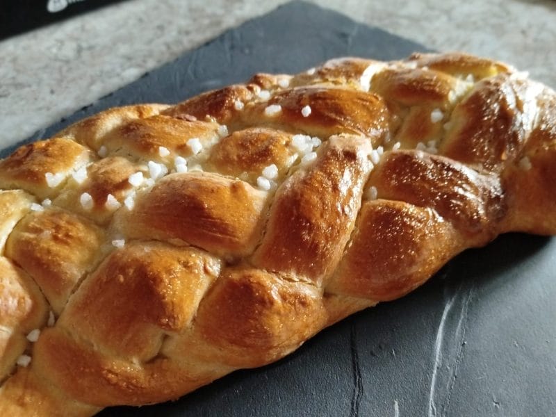 Cliquez pour zoomer ! Brioche tressée à la mie filante Thermomix par georgiarose