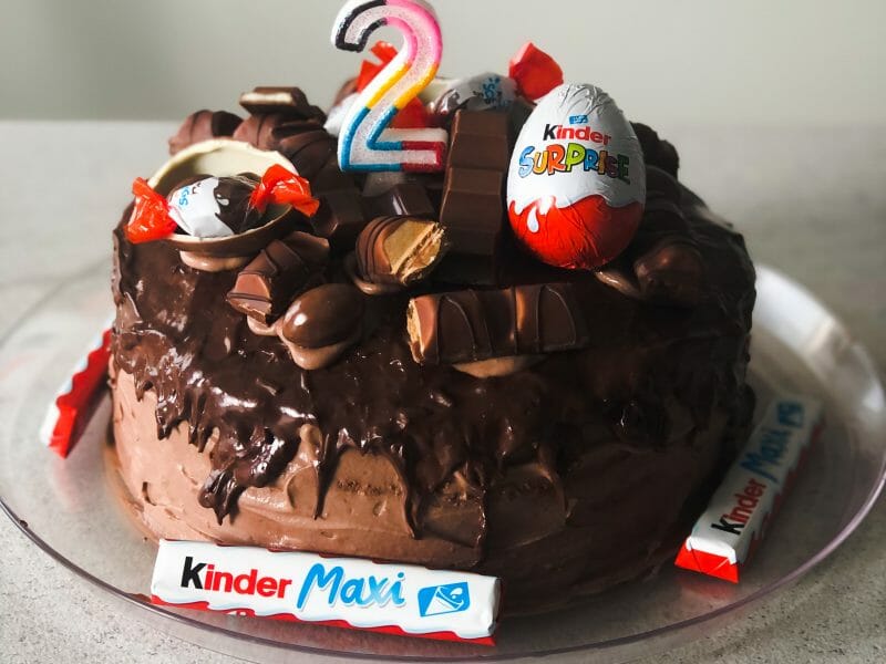 Cliquez pour zoomer ! Layer cake Kinder Bueno Thermomix par odilouuu
