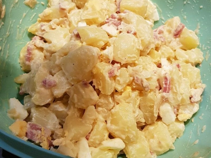 Cliquez pour zoomer ! Salade de pommes de terre au bacon Thermomix par laurast57