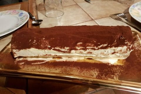 Cliquez pour zoomer ! Bûche Tiramisu Thermomix par Anny1368