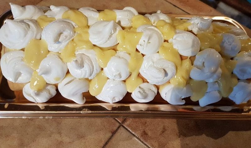 Cliquez pour zoomer ! Bûche au citron meringuée Thermomix par Anny1368