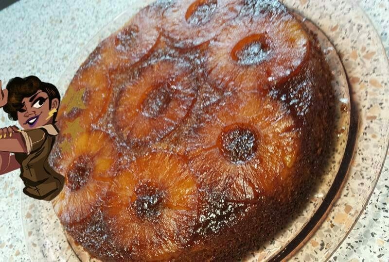 Cliquez pour zoomer ! Gâteau renversé à l’ananas Thermomix par Maryam