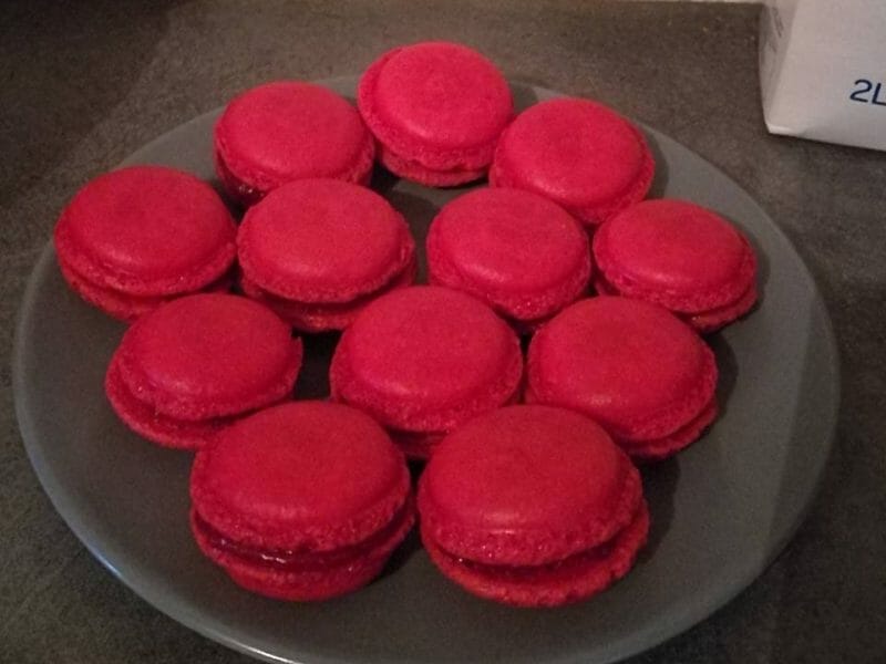 Cliquez pour zoomer ! Ganache framboises pour macarons Thermomix par Maryam