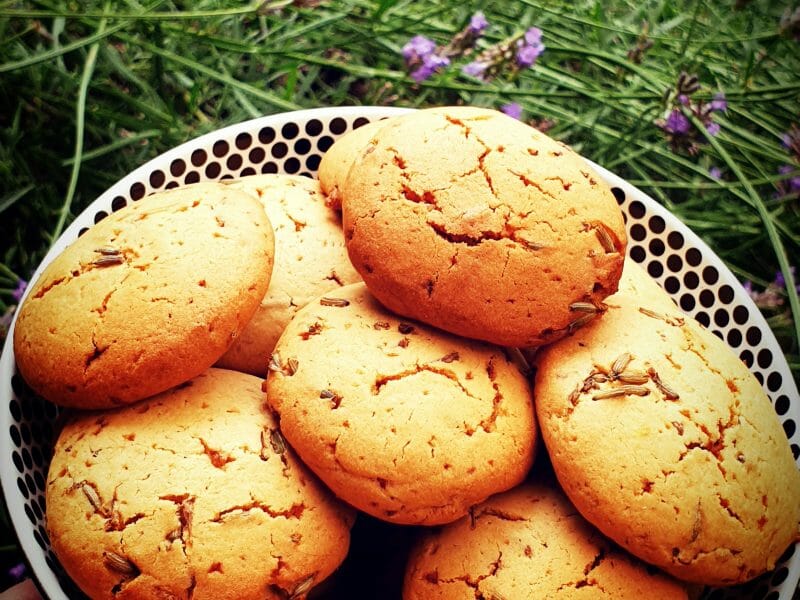 Cliquez pour zoomer ! Cookies à la lavande Thermomix par loupdu10