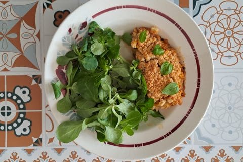 Cliquez pour zoomer ! Crumble aux légumes provençaux Thermomix par kath85