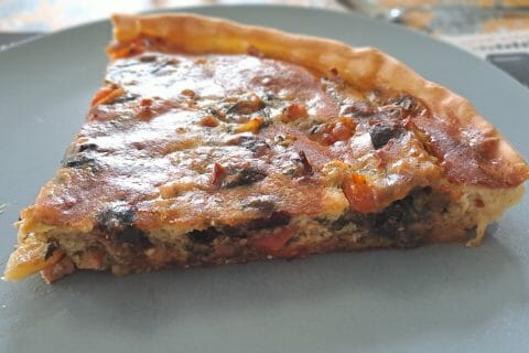 Cliquez pour zoomer ! Quiche aux épinards et au poivron rouge Thermomix par kath85