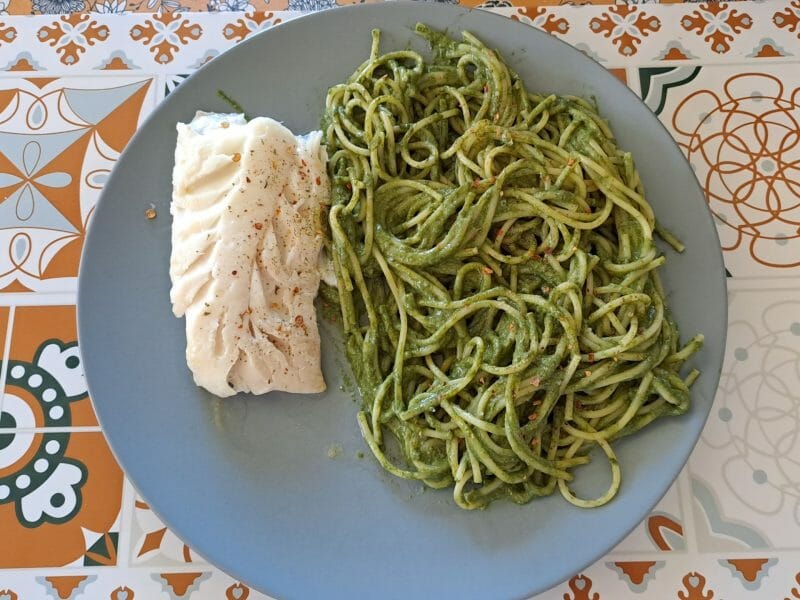 Cliquez pour zoomer ! Tagliatelles à la crème d’épinards Thermomix par kath85