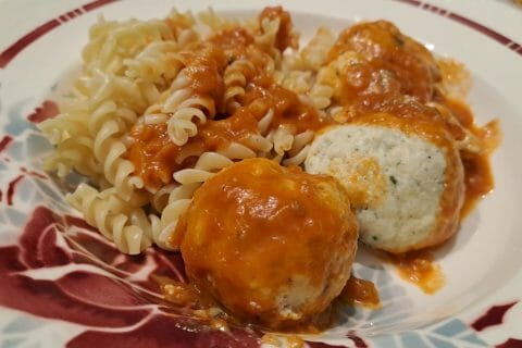 Cliquez pour zoomer ! Boulettes de ricotta sauce tomate Thermomix par kath85