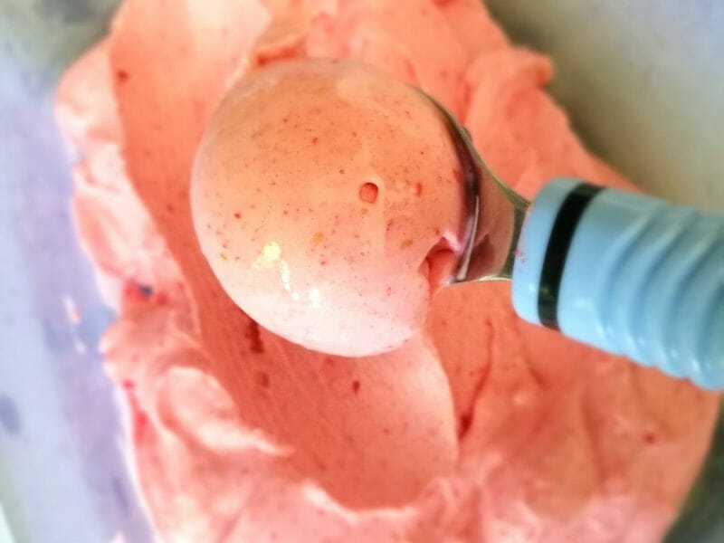 Cliquez pour zoomer ! Sorbet pêche Thermomix par cindy85000