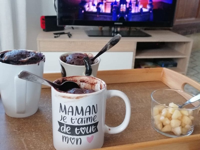 Cliquez pour zoomer ! Mug cake poires chocolat Thermomix par cindy85000