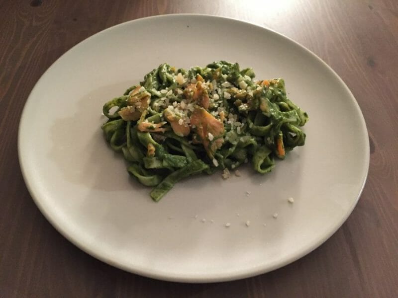 Cliquez pour zoomer ! Tagliatelles à la crème d’épinards Thermomix par angiemix