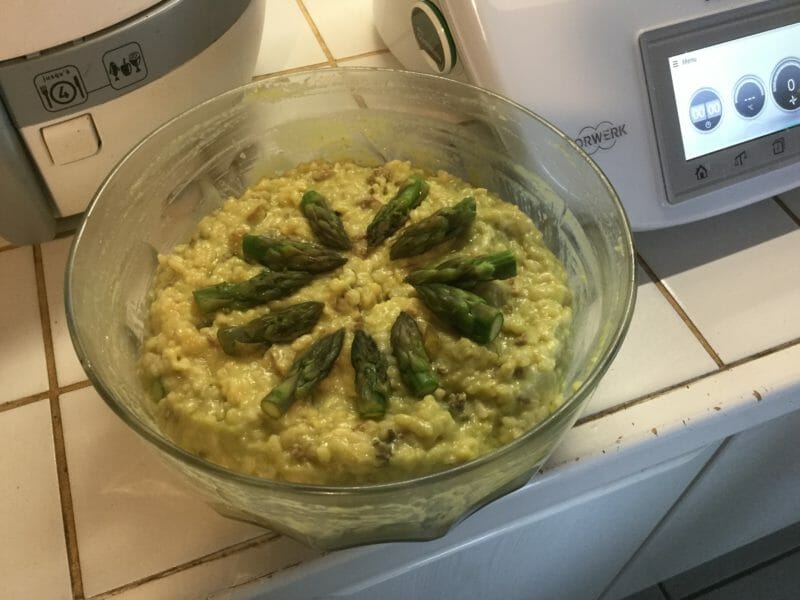 Cliquez pour zoomer ! Risotto aux asperges vertes Thermomix par Leticia