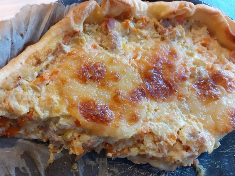 Cliquez pour zoomer ! Tarte courgettes et carottes Thermomix par cincy