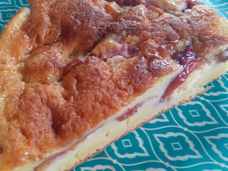 Cliquez pour zoomer ! Clafoutis aux mirabelles Thermomix par cincy