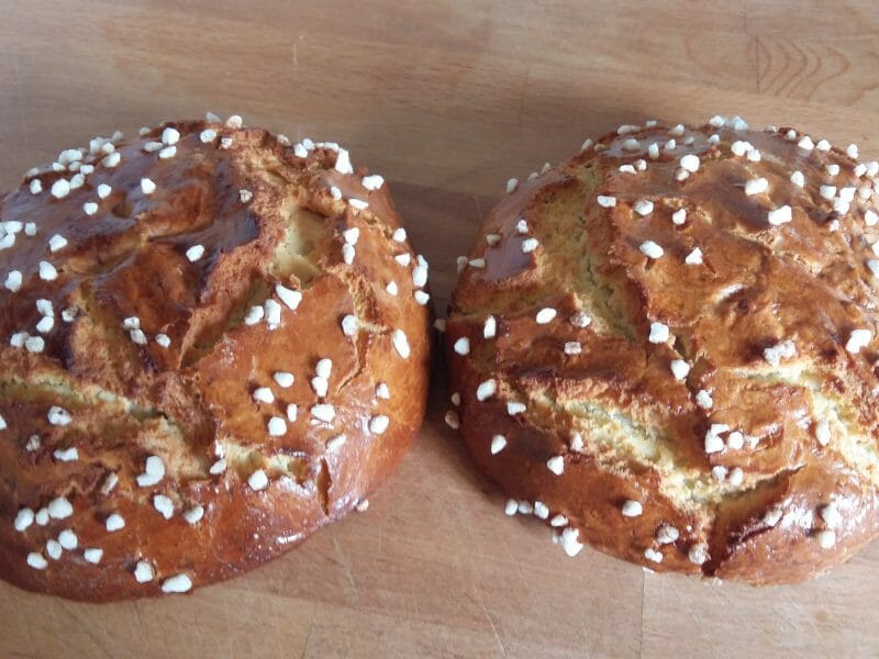 Cliquez pour zoomer ! Mouna (brioche de pâques) Thermomix par SoSo